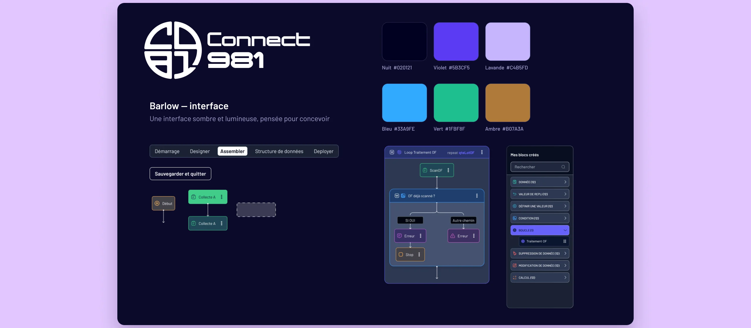 Connect 981 — identité et composants