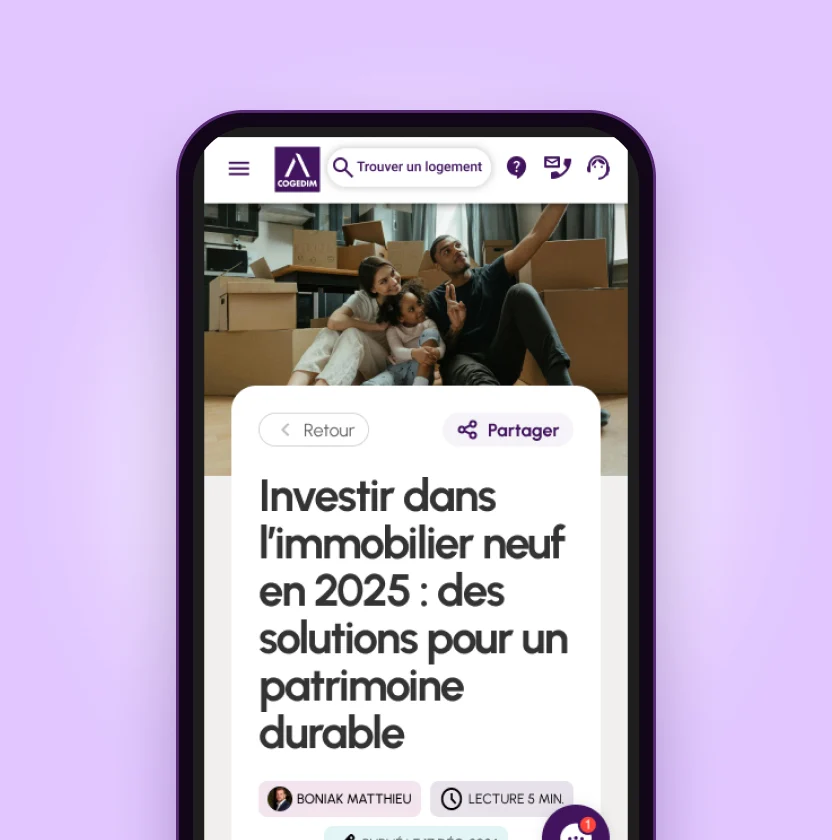 Cogedim — article mobile