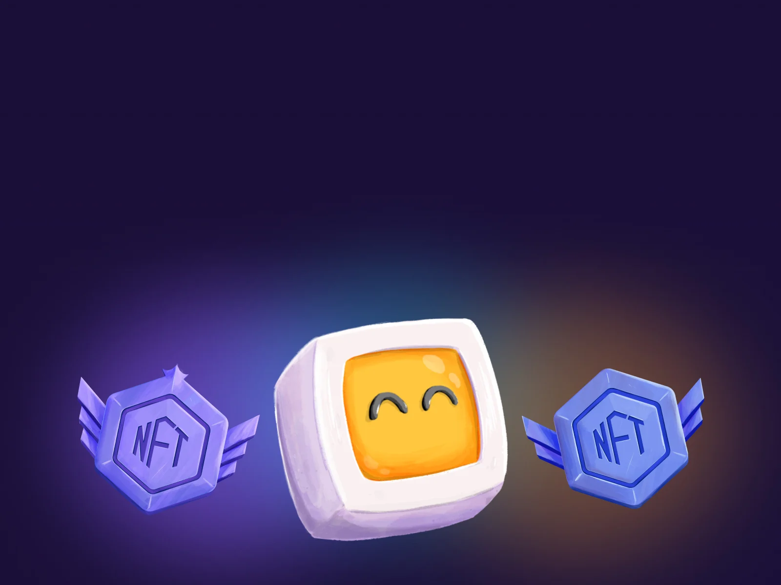 Cryptobox — mascotte et badges