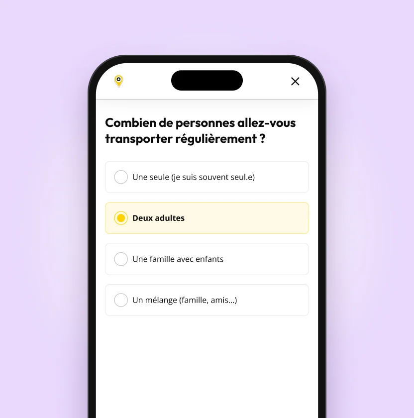 Leparking.fr — écran mobile