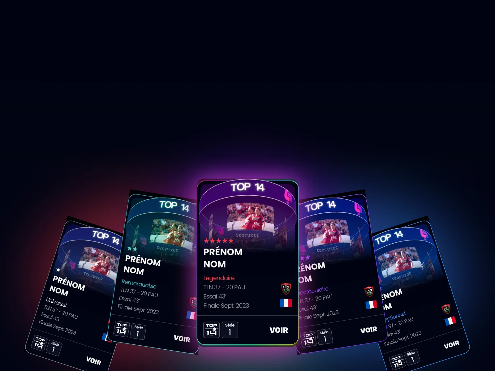 Legendary Plays — cartes Plays